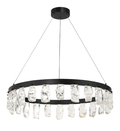 Artic Glacier LED Chandelier in Coal Black (42|P1497-66A-L)