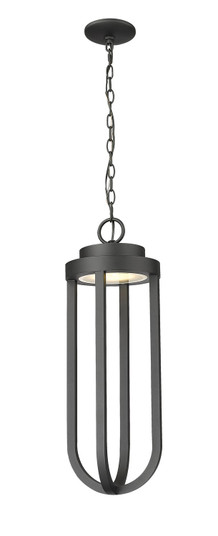 Leland LED Outdoor Chain Mount Ceiling Fixture in Sand Black (224|5005CHB-BK-LED)