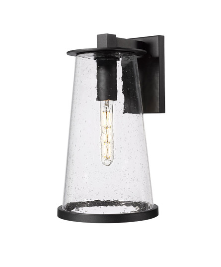 Bar Harbor One Light Outdoor Wall Light in Sand Black (224|5004B-BK)