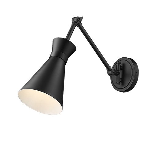 Soriano One Light Wall Sconce in Matte Black (224|351S-MB)