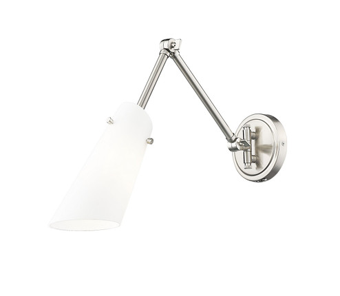 Julia One Light Wall Sconce in Brushed Nickel (224|350S-BN)
