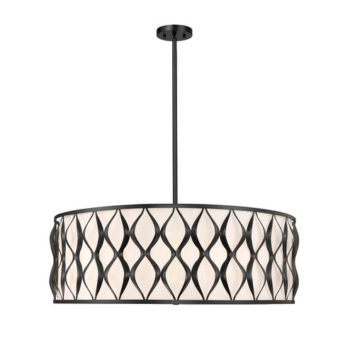 Harden Ten Light Pendant in Matte Black (224|1948P32-MB)