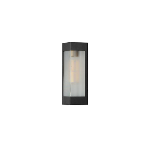 Triform One Light Outdoor Wall Sconce in Black / Antique Brass (16|30761CRBKAB)