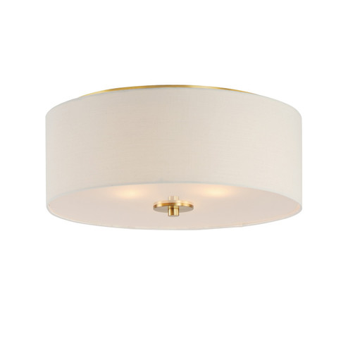 Bongo Three Light Flush Mount in Natural Aged Brass (16|10010OMNAB)