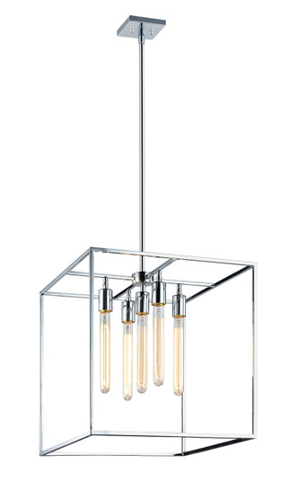 Glowstick Five Light Pendant in Chrome (423|C58005CH)