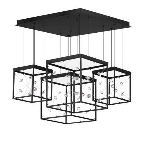 Entanglement LED Pendant in Black (86|E21254-20BK)