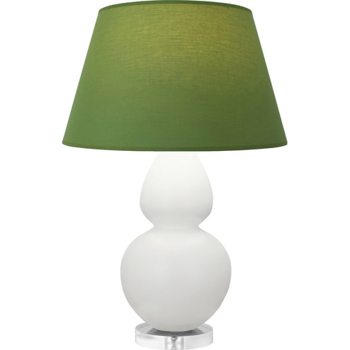 Double Gourd One Light Table Lamp in Matte Lily Glazed Ceramic w/Lucite Base (165|MLY62G)