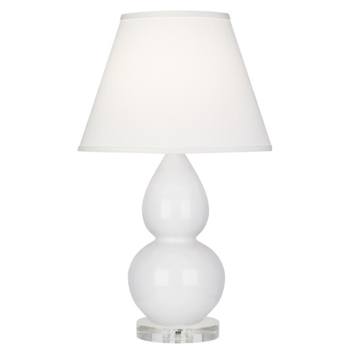 Small Double Gourd One Light Accent Lamp in Daisy Glazed Ceramic w/Lucite (165|DY13X)