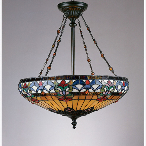 Belle Fleur Four Light Pendant in Vintage Bronze (10|TF1781VB)