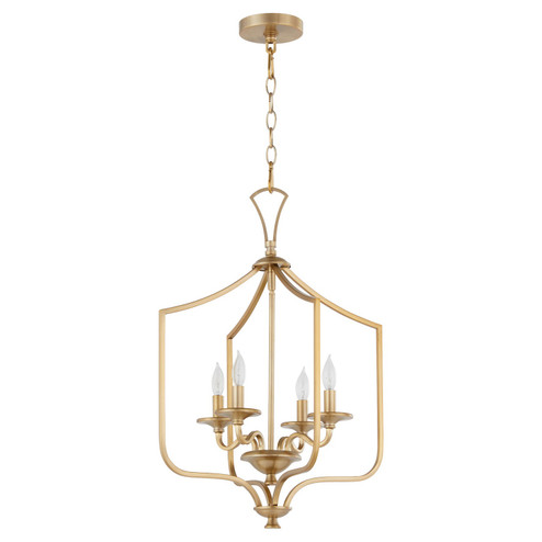 Maryse Four Light Entry in Aged Brass (19|8021-4-80)