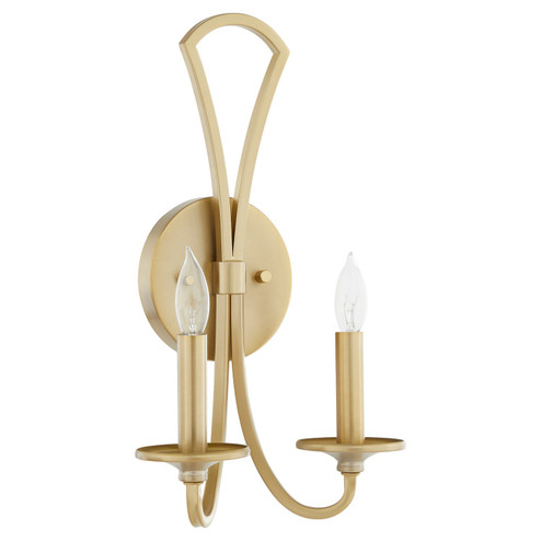 Maryse Two Light Wall Mount in Aged Brass (19|5021-2-80)