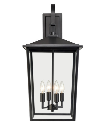 Fetterton Four Light Outdoor Wall Sconce in Powder Coated Black (59|2984-PBK)