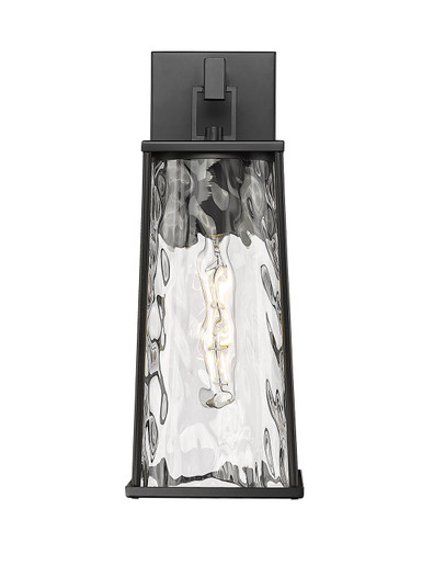 Dutton One Light Outdoor Wall Sconce in Powder Coated Black (59|10601-PBK)