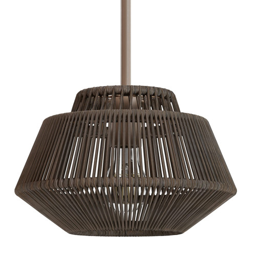 Brookhollow One Light Pendant in Sable Rattan (47|13215)