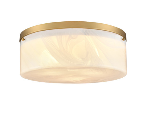 Bessemer Three Light Flush Mount in Brass (214|DVP32138BR-MS)