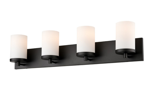 Dieppe Four Light Vanity in Ebony (214|DVP0444EB-OP)