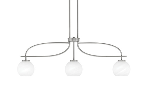 Cavella Three Light Island Pendant in Graphite (200|3936-GP-4101)