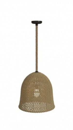 Malibu One Light Pendant in natural Hemp Rope (192|HF1007-RP)