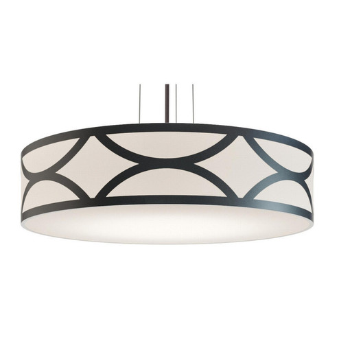 Lake Four Light Pendant in Black (162|LAKP30MBBK)