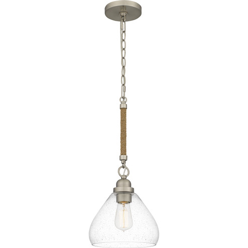Quoizel Piccolo Pendant One Light Mini Pendant in Brushed Nickel (10|QPP5635BN)