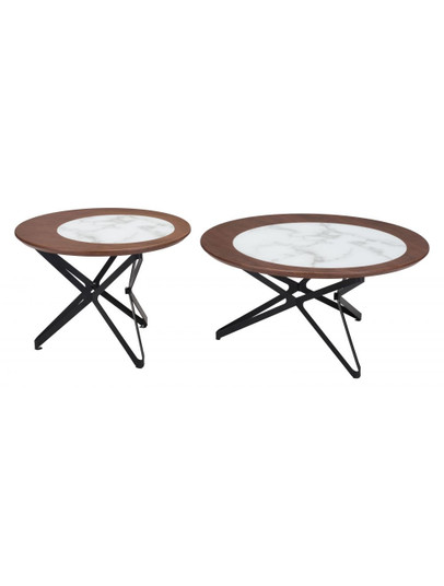 Anderson Coffee Table Set in Brown, White, Black (339|101700)