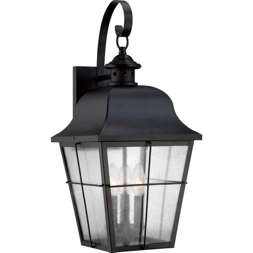 Millhouse Three Light Outdoor Wall Lantern in Mystic Black (10|MHE8410K)
