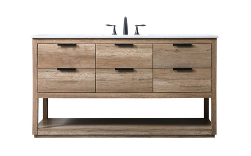 Larkin SIngle Bathroom Vanity in Natural Oak (173|VF19260NT)