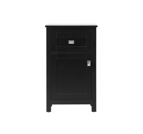 Adian Bathroom Storage Freestanding Cabinet in Black (173|SC011830BK)