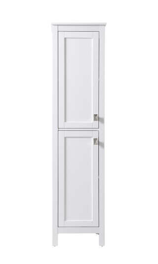 Adian Bathroom Storage Freestanding Cabinet in White (173|SC011665WH)