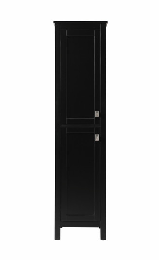 Adian Bathroom Storage Freestanding Cabinet in Black (173|SC011665BK)