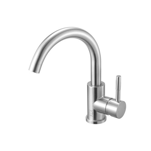 Louis Single Handle Bathroom Faucet in Brushed Nickel (173|FAV-1003BNK)