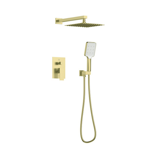 Petar Complete Shower Faucet System With Rough-In Valve in Brushed Gold (173|FAS-9003BGD)