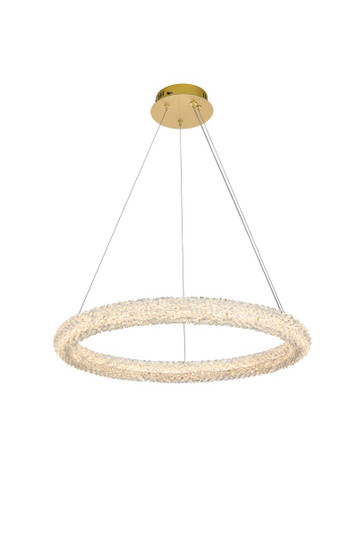 Bowen LED Chandelier in Satin Gold (173|3800D26SG)