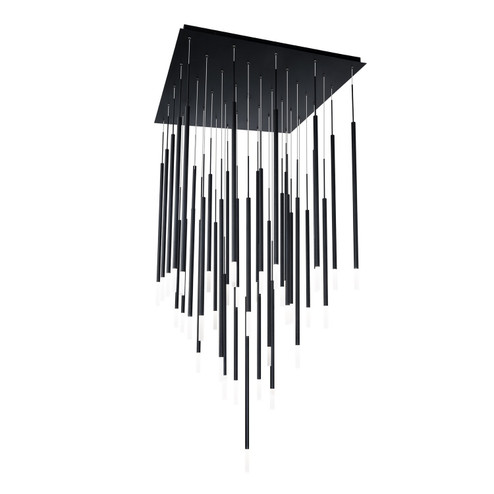 Viggo LED Chandelier in Black (34|PD-69441S-BK)