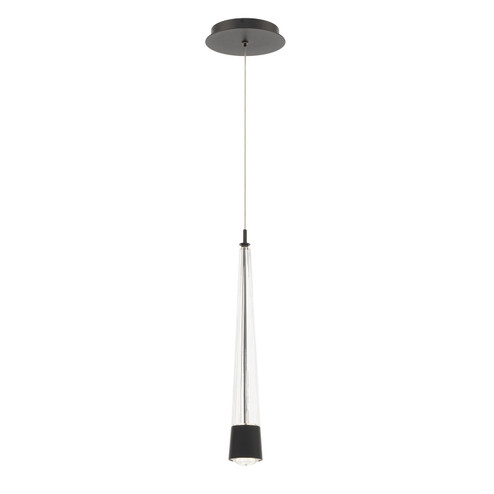 Quill LED Mini Pendant in Aged Brass (34|PD-59416-35-AB)