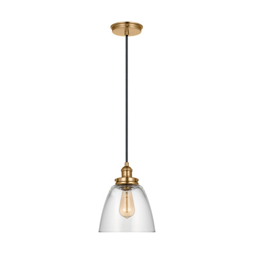 Baskin One Light Pendant in Satin Brass (454|P1349SB)