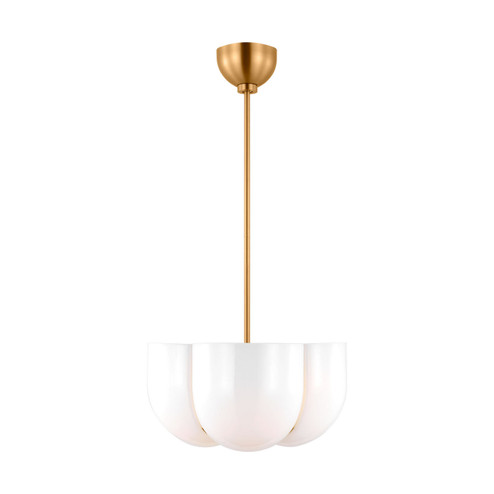 Cheverny Four Light Pendant in Burnished Brass (454|LXP1044BBS)