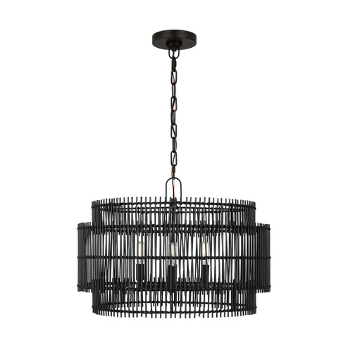 Elio Four Light Pendant in Aged Iron (454|EP1394AI)