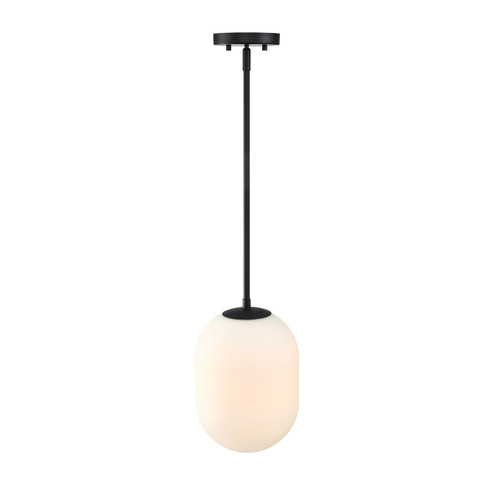 Noor One Light Pendant in Matte Black (43|D324M-8P-MB)