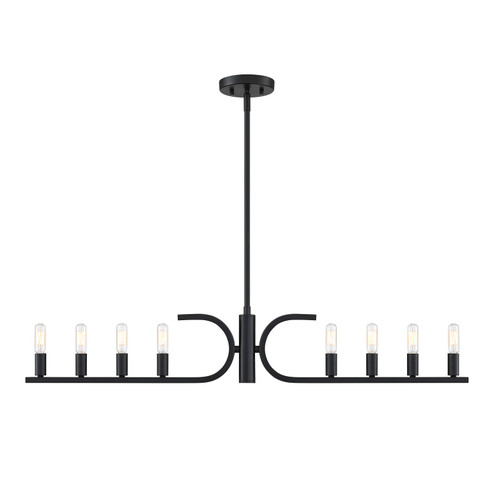 Skye Eight Light Island Pendant in Matte Black (43|D314C-IS-MB)