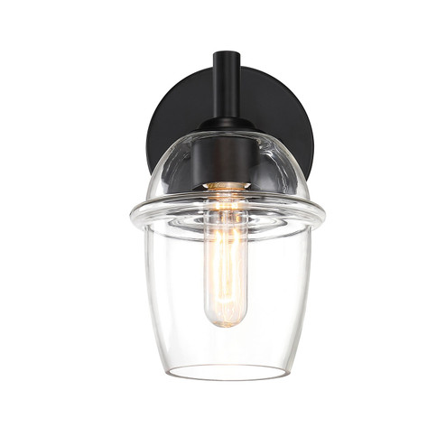 Summer Jazz One Light Wall Sconce in Matte Black (43|D310M-WS-MB)