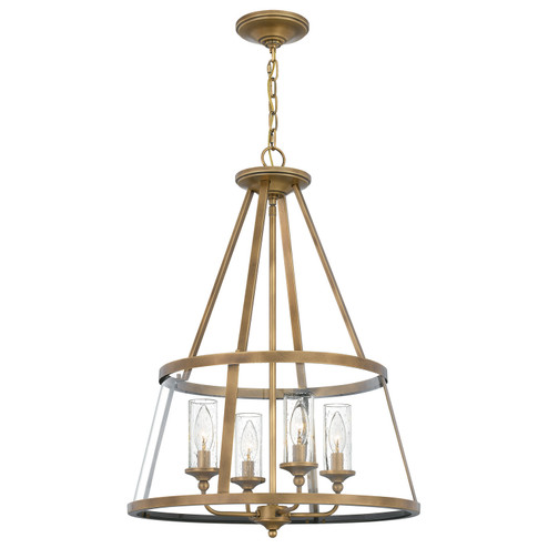 Barlow Four Light Pendant in Weathered Brass (10|BAW1820WS)