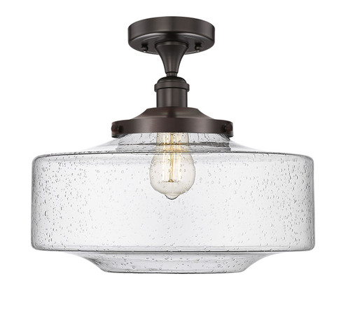 Franklin Restoration LED Semi-Flush Mount in Oil Rubbed Bronze (405|616-1F-OB-G694-16)