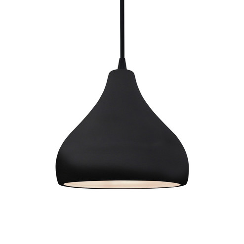 Radiance One Light Pendant in Gloss Black (102|CER-6560-BLK-MBLK-BKCD)