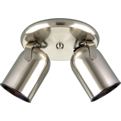 Directional Two Light Wall/Ceiling Mount in Brushed Nickel (54|P6149-09)