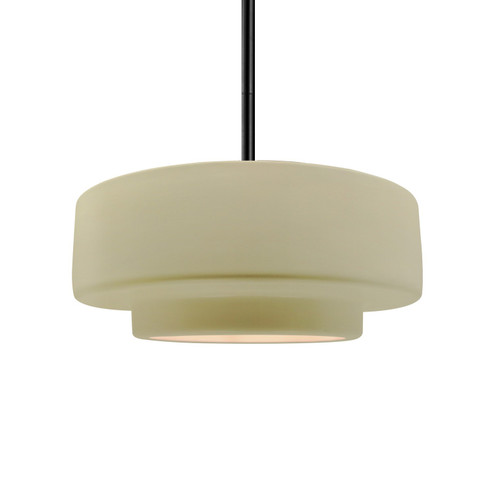 Radiance One Light Pendant in Vanilla (Gloss) (102|CER-6543-VAN-MBLK-RIGID) Radiance One Light Pendant in Vanilla (Gloss) (102|CER-6543-VAN-MBLK-RIGID)