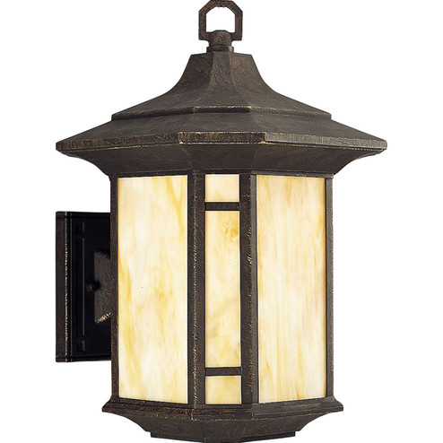 Arts and Crafts One Light Wall Lantern in Weathered Bronze (54|P5629-46)