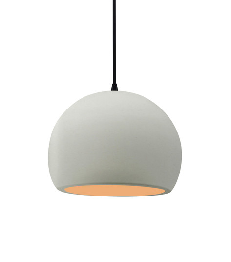 Radiance One Light Pendant in Matte White w/ Champagne Gold (102|CER-6530-MTGD-MBLK-BKCD)