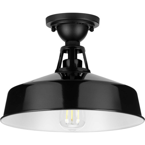 Cedar Springs One Light Semi Flush Mount in Black (54|P550070-031) Cedar Springs One Light Semi Flush Mount in Black (54|P550070-031)