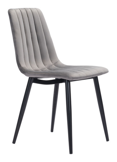 Dolce Dining Chair in Gray, Black (339|101554)